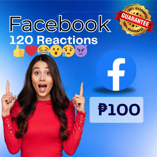 100 Facebook Post React ( like/heart/angry/sad/care)