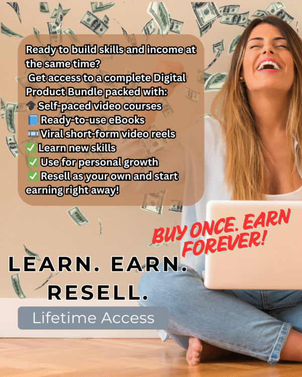 With the Digital Product Reseller Bundle from UpskillsPH, you can: